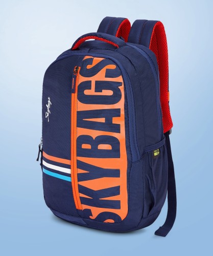 Buy Skybags Unisex Orange & Blue HUSTLE DF 55 Medium Duffel Bag - Duffel Bag  for Unisex 6631373