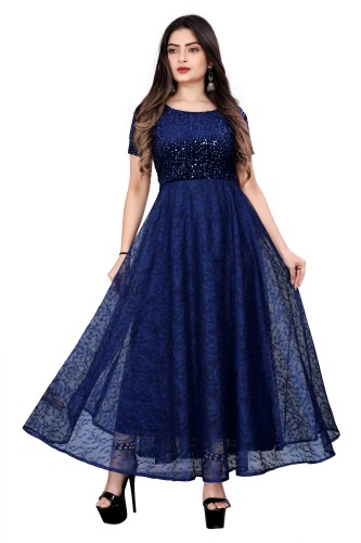 Buy Aarika Girls Pink Self Design Net Maxi Gown Dress Online at Best Prices  in India  JioMart
