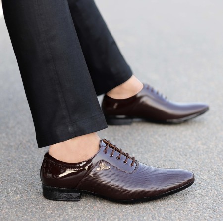 AADI Men's Navy Synthetic Leather Derby Formal Shoes – AADISHOESONLINE