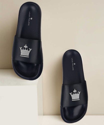 Buy Black Flip Flop & Slippers for Men by LOUIS PHILIPPE Online