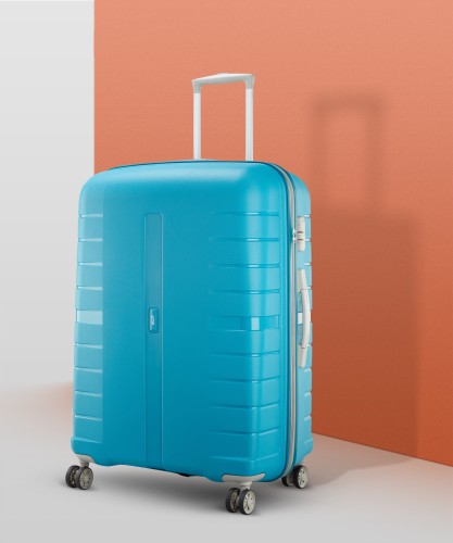 SAFARI Denim Plus 4W Cabin Suitcase - 23 inch Blue - Price in India |  Flipkart.com