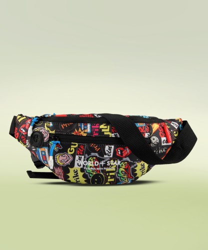 ORIGINAL DKNY Black Belted Travel Bum / Waist Bag