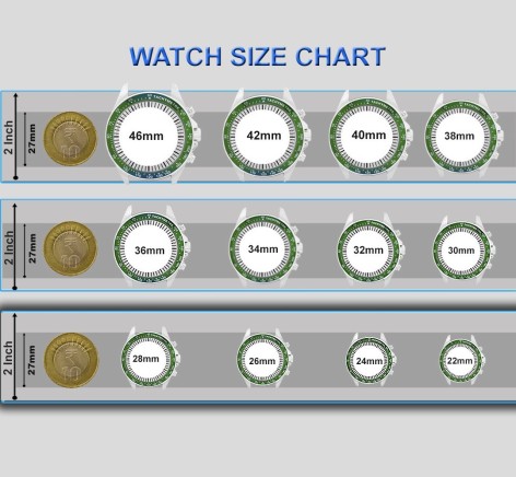 Casio G Shock Size Chart