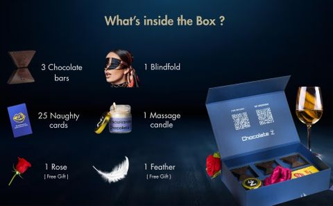 Chocolate Z Bliss Box|Dark Chocolate for couples | Best Gift Box