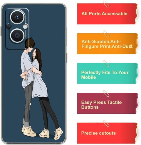 Mitvaa Back Cover for Oppo F21 Pro 5G, Multicolor - Image 4