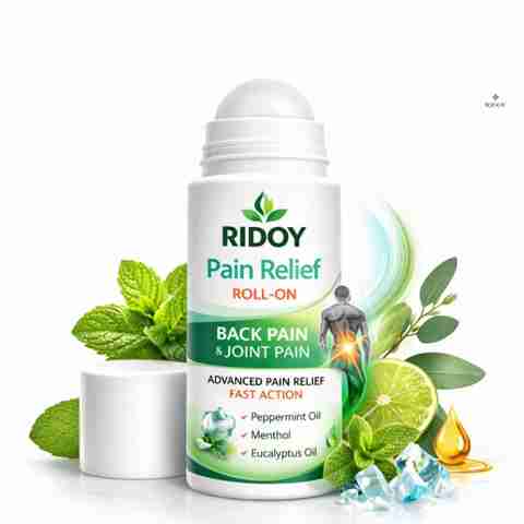 Real Line Ridoy Ridoy Neck Pain Roll On | Advanced Herbal Pain Relief Roll On Line ...