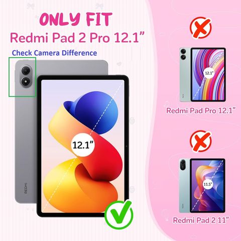 TGK Flip Cover for REDMI Pad 2 Pro 5G 12.1 inch Tablet - TGK