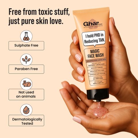 Ghar Soaps Magic | With Sandalwood, Saffron & Glutathione Face Wash - Price in India, Buy Ghar Soaps Magic