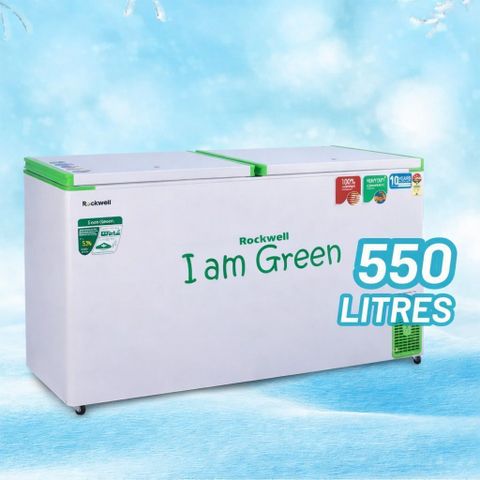 Rockwell 550 L Double Door Standard Deep Freezer Price in India
