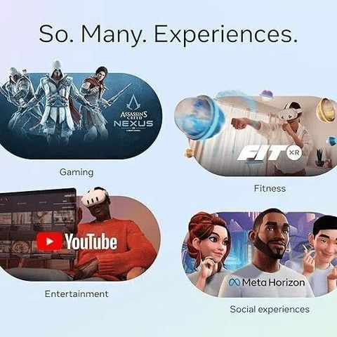 META Quest 3 VR Console All-in-One 4K VR System Gaming Experience