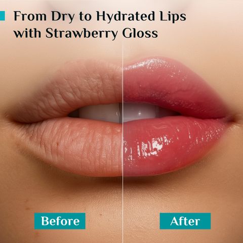 Pilgrim Vitamin C Tinted Lip Balm with Spanish Squalane Strawberry