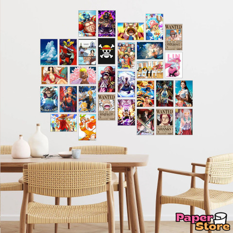 paper9store Pack Of 30 One Piece Posters | Self Adhesive|Includes