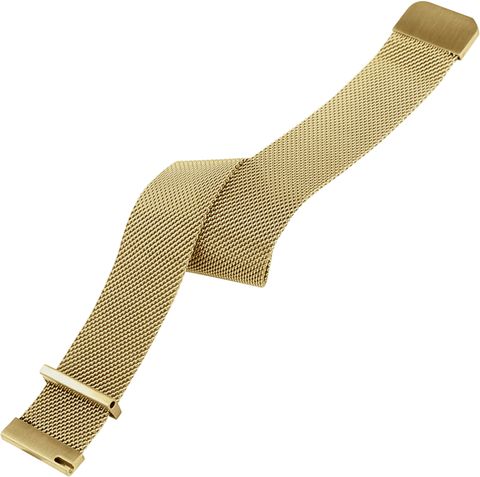 ACM Watch Strap Magnetic for Pebble Cosmos Ultra Smartwatch Belt Gold Smart Watch Strap (Gold) - Image 4