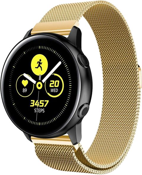 ACM Watch Strap Magnetic for Pebble Cosmos Ultra Smartwatch Belt Gold Smart Watch Strap (Gold) - Image 3