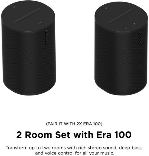 Buy Sonos Era 100 - The Next-Gen Bookshelf 60 W Bluetooth Speaker