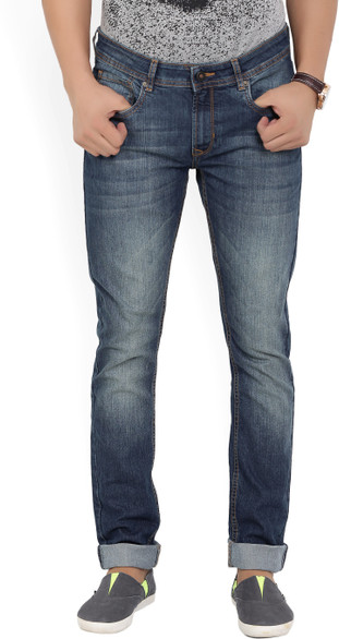 Peter England Skinny Men Blue Jeans 