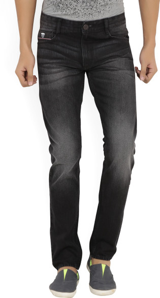 John Players Skinny Men Black Jeans 