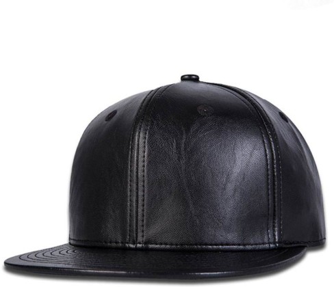 leather hip hop cap