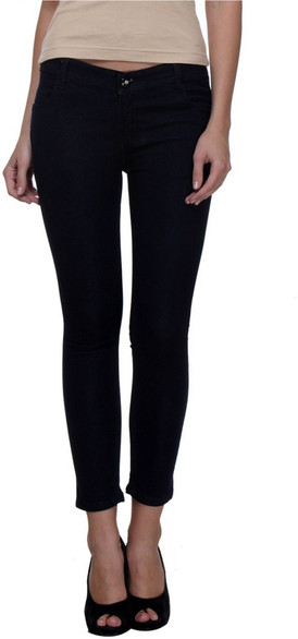 Pretty Walker Slim Women Black Jeans 