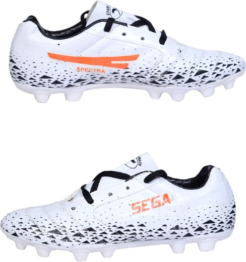 sega white football shoes