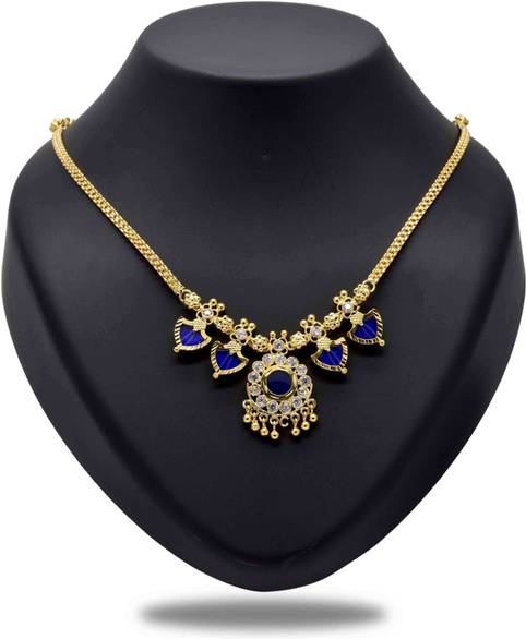 Kollam Supreme One Gram Gold Plated Double Palakka Necklace Gold Plated Alloy Reviews: Latest Review of Kollam Supreme One Gram Gold Plated Double Palakka Necklace Gold Plated Alloy | Price in India |