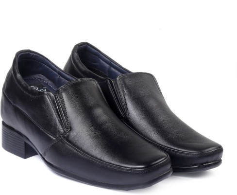 Faux Leather Shoes Slip Men 