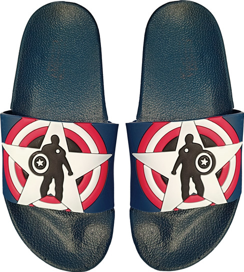 captain america slippers mens