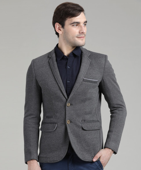 Pepe Jeans Solid Single Breasted Casual 