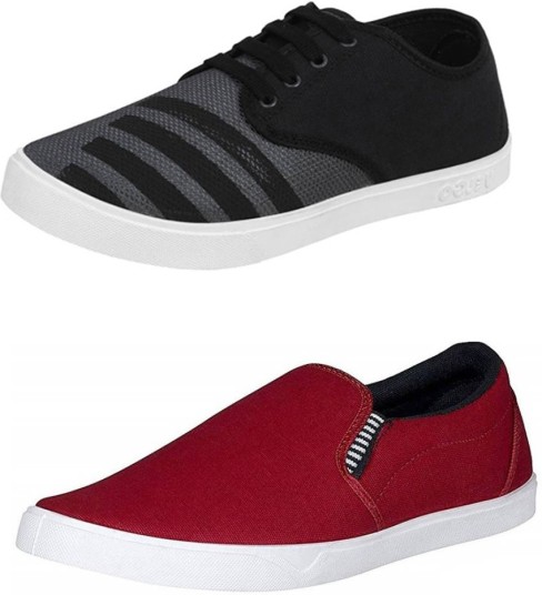 canvas shoes for men flipkart