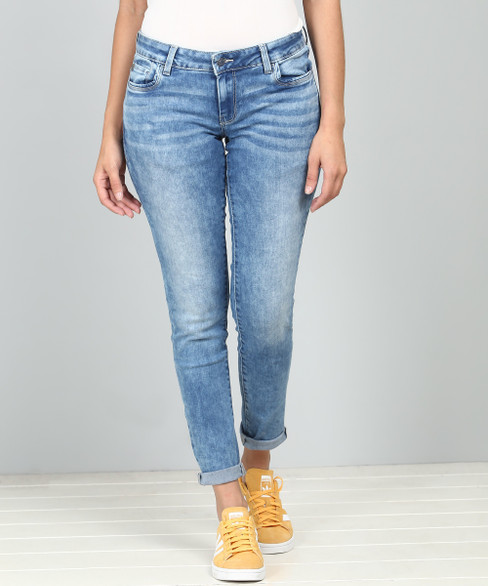 Allen Solly Super Skinny Women Blue 