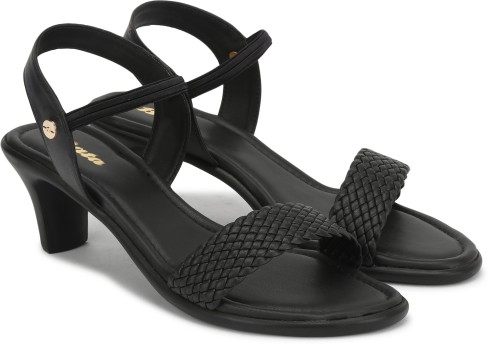 black heels bata
