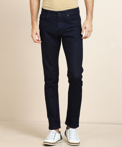 Peter England Skinny Men Dark Blue 
