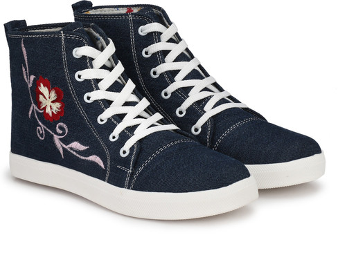 long canvas shoes