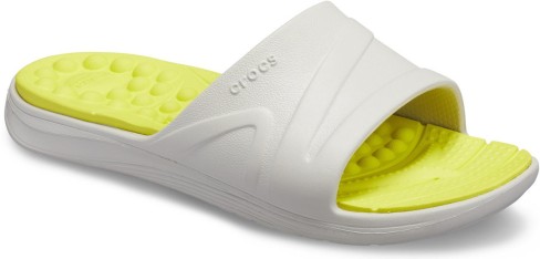 Crocs Reviva Unisex Light Grey Slide 
