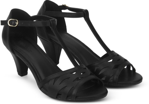 allen solly black heels