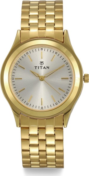 titan gold color watches