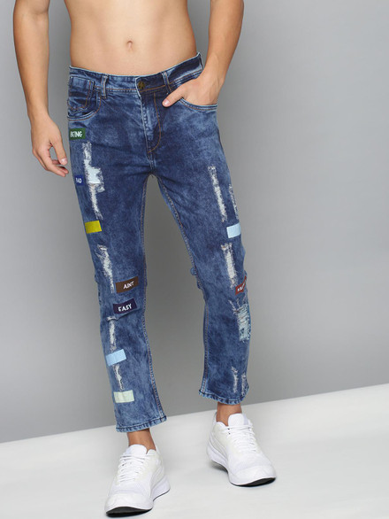 Kook N Keech Skinny Men Blue Jeans 