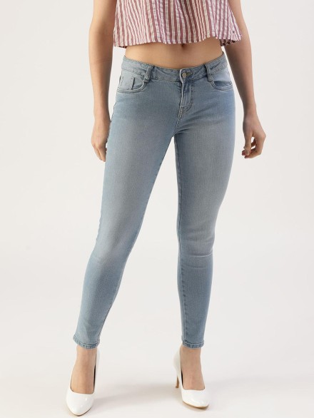 Dressberry Skinny Women Blue Jeans 