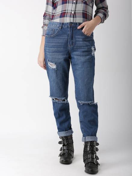 Forever 21 Boyfriend Women Blue Jeans Reviews Latest Review Of