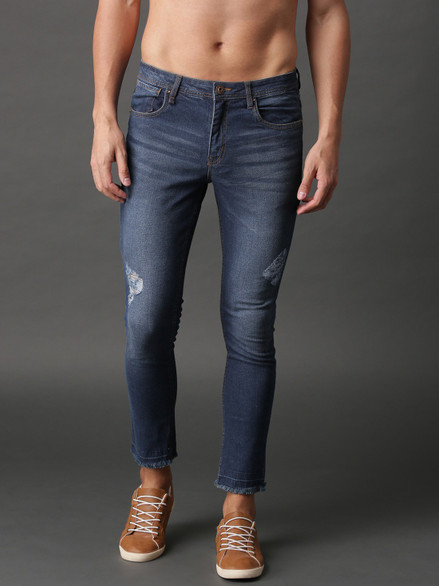 Roadster Skinny Men Dark Blue Jeans 