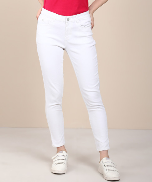 flying machine white jeans