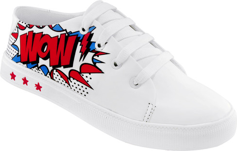 stylish white shoes flipkart