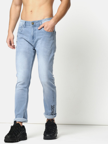 Kook N Keech Slim Men Light Blue Jeans 