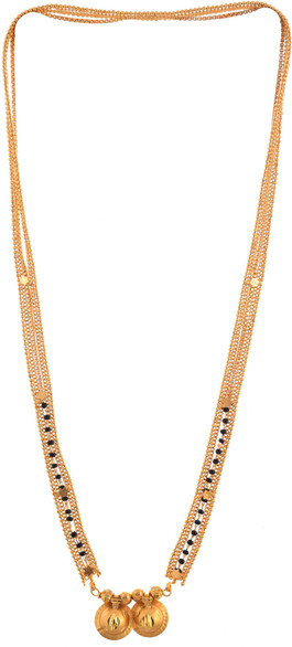 Gold Plated Mangalsutra Pendant Chain 