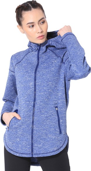 puma full sleeve self design women jacket