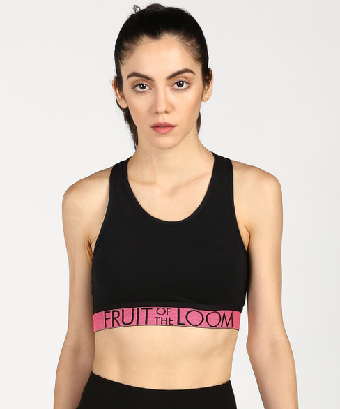 fruit of the loom padded sports bra