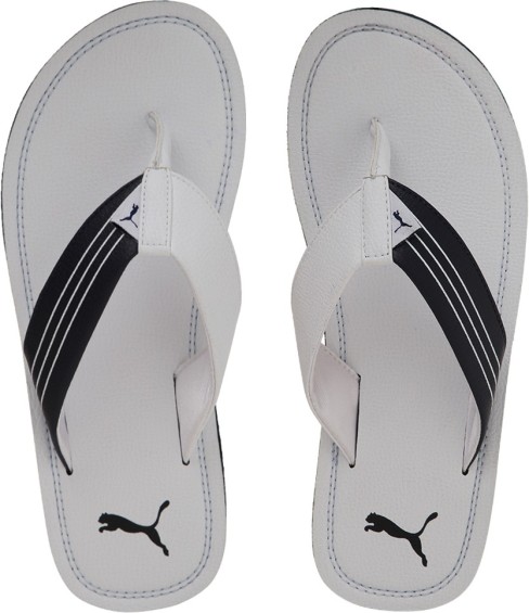 puma slippers grey