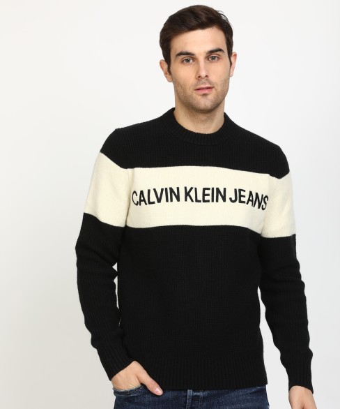 calvin klein beige sweater