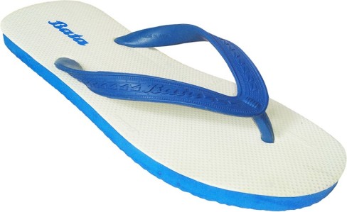 bata slippers blue