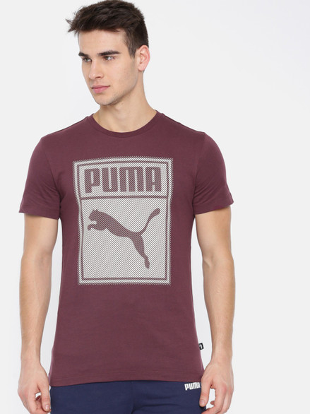 زمالة قطاع المحتمل puma burgundy shirt 
